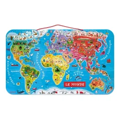 Puzzle magnétique monde 92 pièces