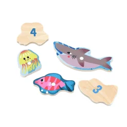 Puzzle magnétique pêche à la ligne les océans