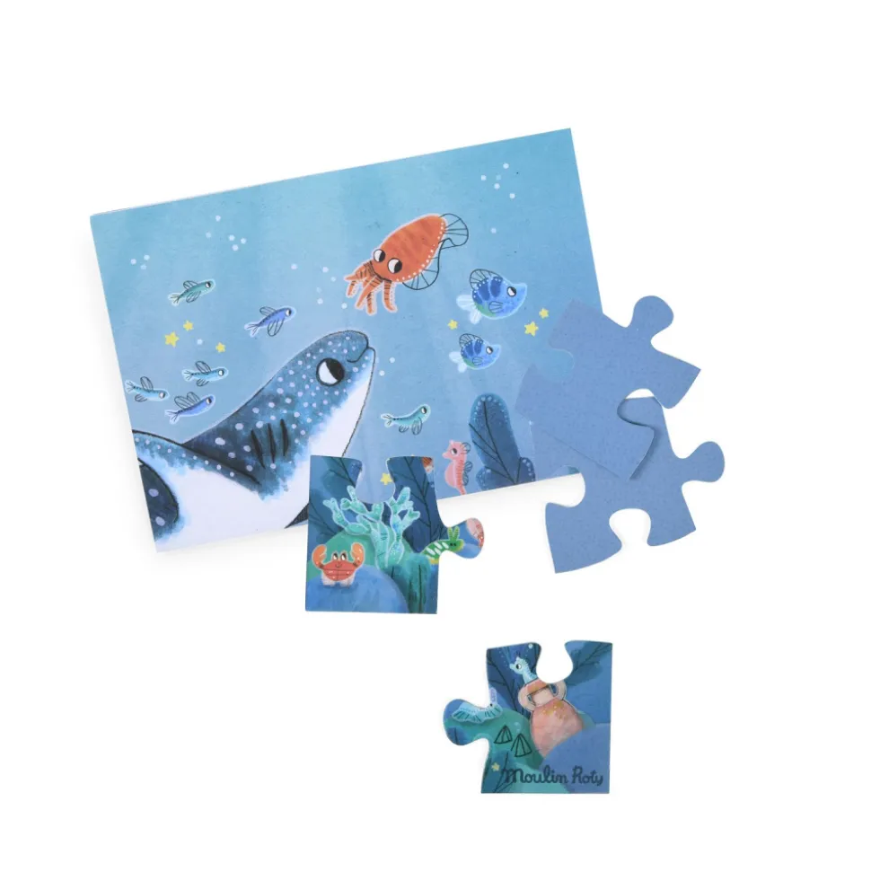Puzzle phosphorescent les aventures de paulie - sous la mer 24 pièces