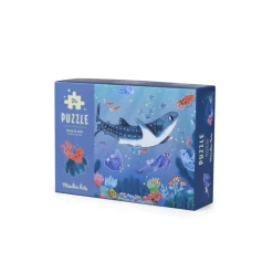 Puzzle phosphorescent les aventures de paulie - sous la mer 24 pièces