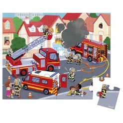 Puzzle pompiers 24 pièces