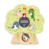 Puzzle sonore en bois enfant 5 pièces oiseau
