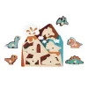 Puzzle sonore en bois enfant 5 pièces dinosaures