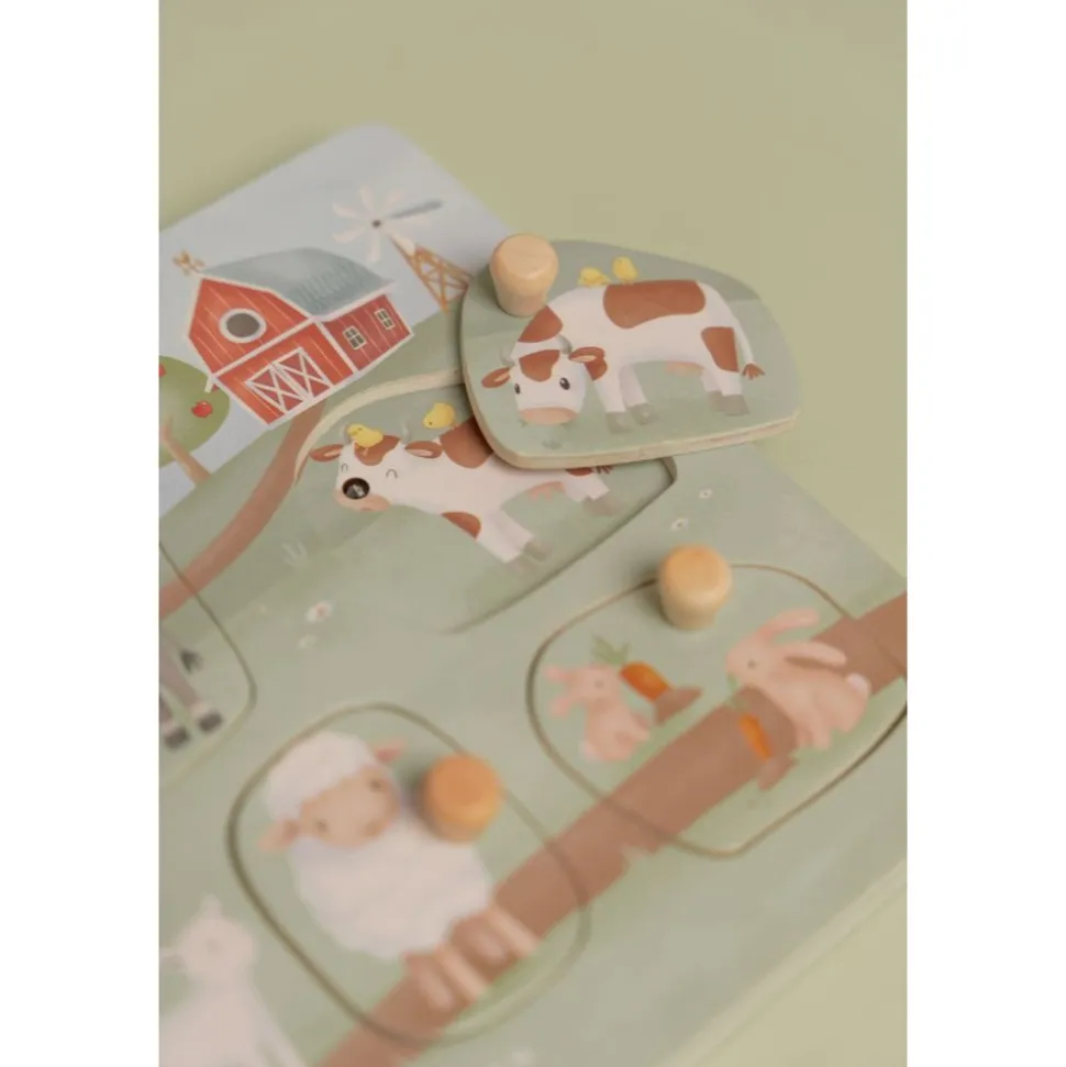 Puzzle sonore en bois fsc - little farm
