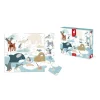 Puzzle tactile animaux polaires 20 pièces