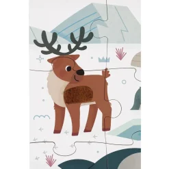 Puzzle tactile animaux polaires 20 pièces