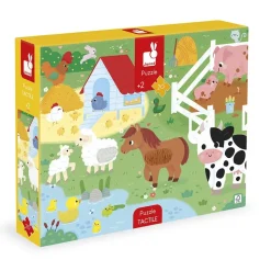 Puzzle tactile la ferme 20 pièces