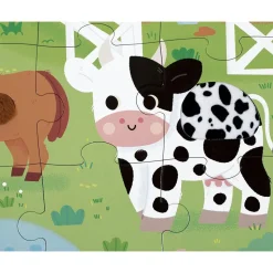 Puzzle tactile la ferme 20 pièces