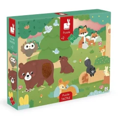 Puzzle tactile la forêt 20 pièces