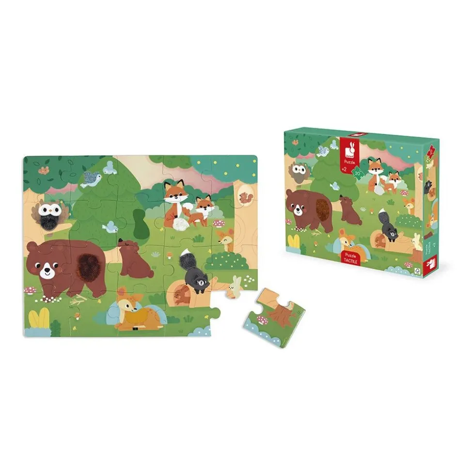 Puzzle tactile la forêt 20 pièces