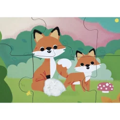 Puzzle tactile la forêt 20 pièces