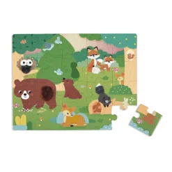 Puzzle tactile la forêt 20 pièces