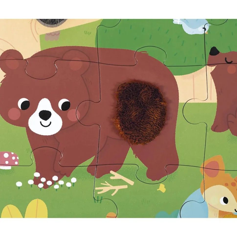 Puzzle tactile la forêt 20 pièces