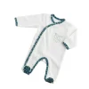 Pyjama bébé blanc 3 mois motif tilleul promenons nous