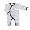 Pyjama bébé blanc naissance baby sailor à rayures