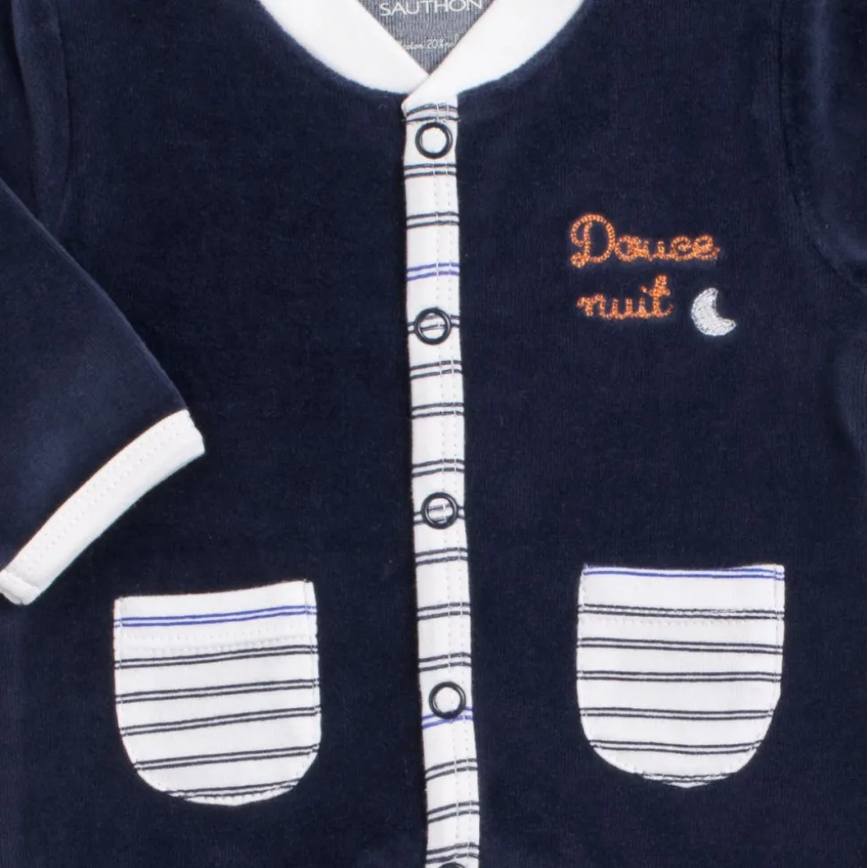 Pyjama bébé bleu 1 mois baby sailor