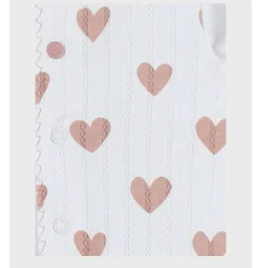 Pyjama bébé en jersey coton pointelle - 3m