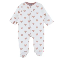 Pyjama bébé en jersey coton pointelle - 9m