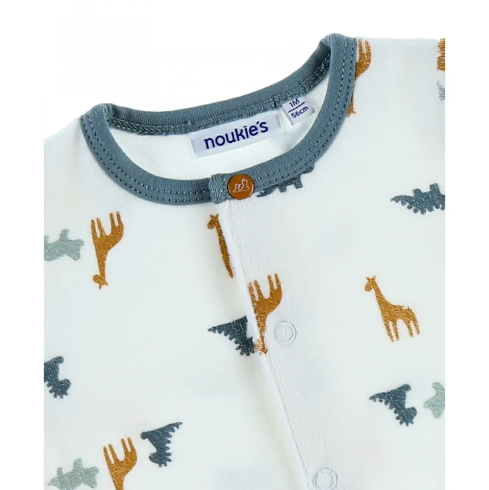 Pyjama bébé en velours stegi tiga et ops - 6 mois