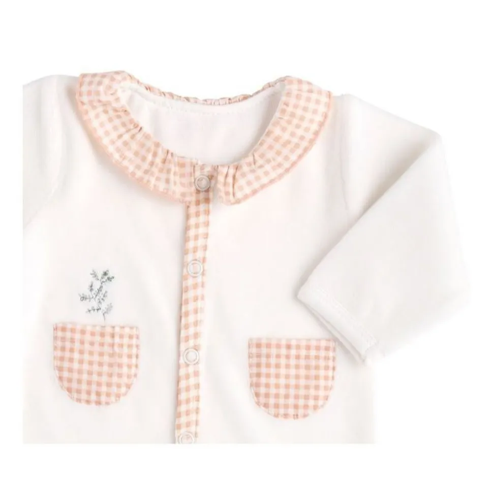 Pyjama bébé 3 mois avec col nude botanica