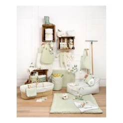 Pyjama bébé 3 mois rayures vertes botanica