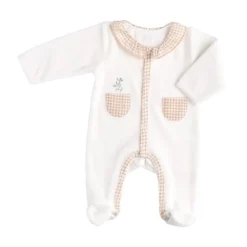 Pyjama bébé naissance avec col botanica