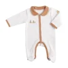 Pyjama bébé naissance avec col écru sunlight