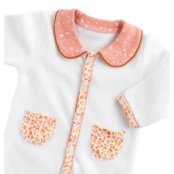 Pyjama bébé naissance col motif floral esmée