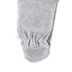 Pyjama bébé velours babou et kendi gris 12 mois