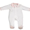 Pyjama bébé velours blanc lilibelle naissance