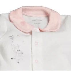 Pyjama bébé velours blanc 1 mois lilibelle