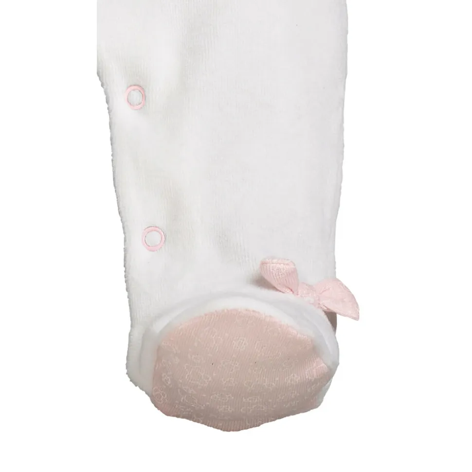 Pyjama bébé velours blanc 1 mois lilibelle