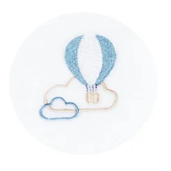 Pyjama bébé velours montgolfière lazare naissance