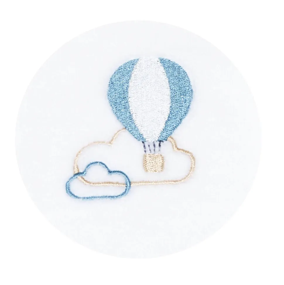 Pyjama bébé velours montgolfière lazare naissance