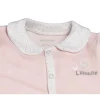 Pyjama bébé velours rose lilibelle naissance