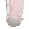 Pyjama bébé velours rose lilibelle 3 mois
