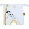 Pyjama bébé velours zebre pluche et pompon 3 mois