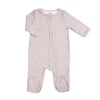 Pyjama coton zip 1 mois rose