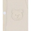 Pyjama dors-bien en coton beige 0m