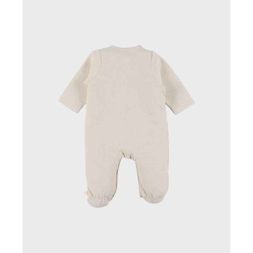Pyjama dors-bien en coton beige 1m