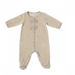 Pyjama hiver en velours liberty - afternoon tea - 6 mois