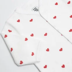 Pyjama 1 mois coeur rouge