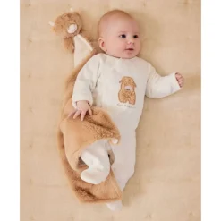 Pyjama 1 pièce blanc - fluffy en velours