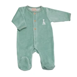 Pyjama sophie la girafe 0 mois - olive