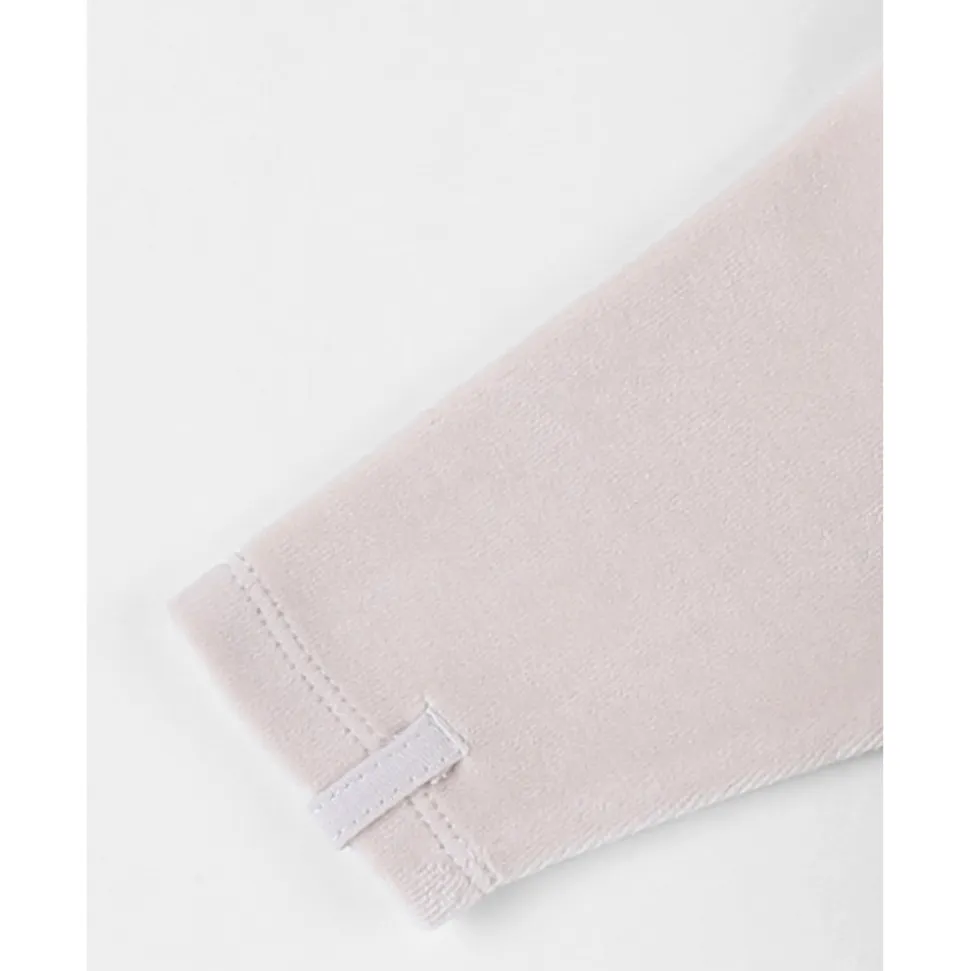 Pyjama velours beige bali naissance - bali, moka & snow