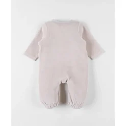 Pyjama velours beige bali naissance - bali, moka & snow