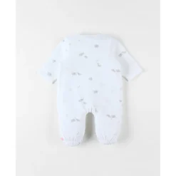 Pyjama velours 3 mois bali, moka & snow