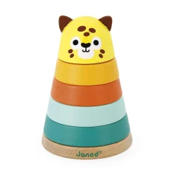 Pyramide à empiler en bois jaguar tropik