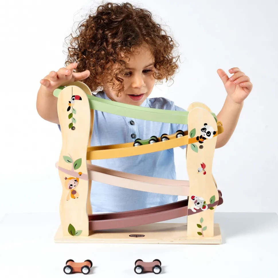 Rampe de course en bois - collection boho chic