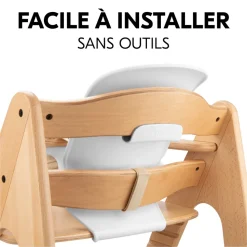 Réducteur bébé pour chaise haute arketa baby seat blanc